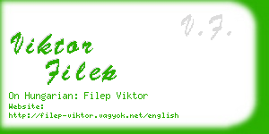 viktor filep business card